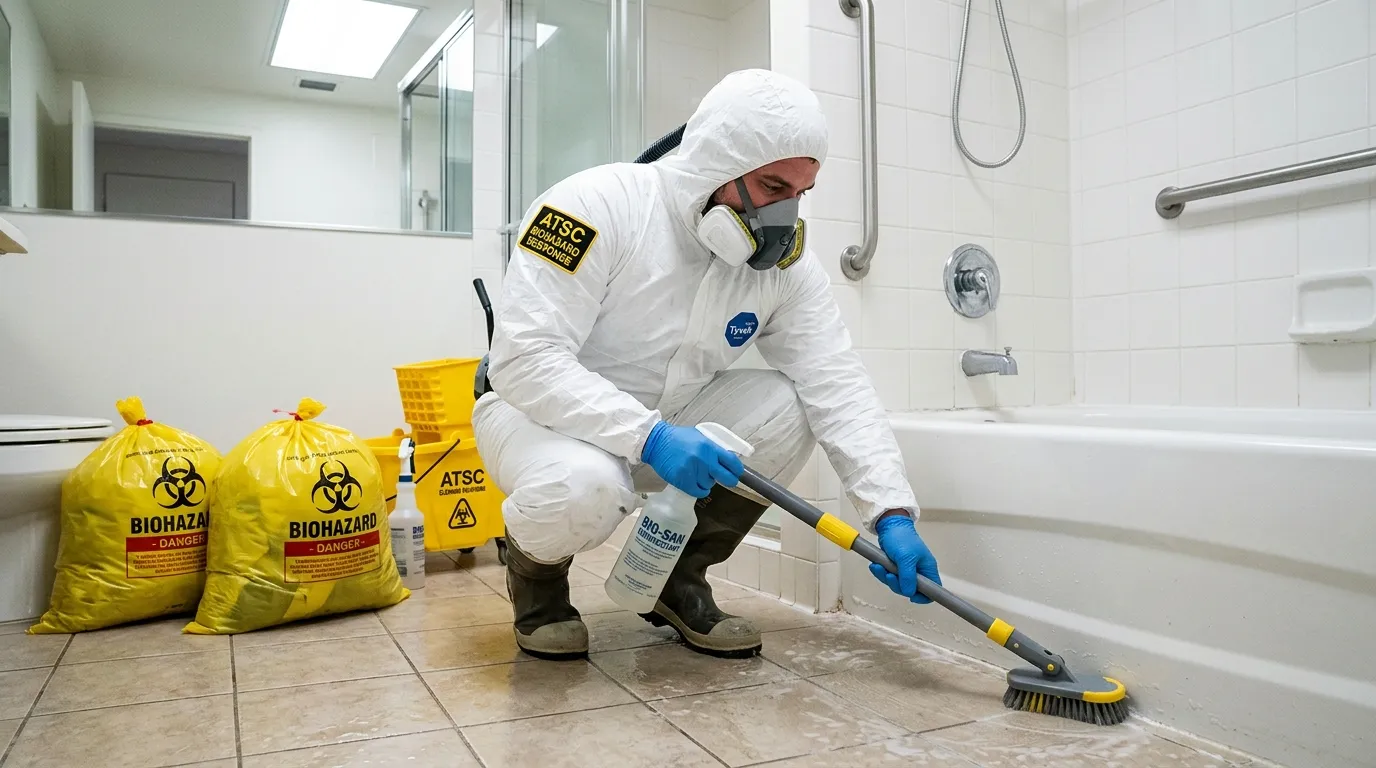 Decontamination equipment deployed for Blood Cleanup in Park Ridge